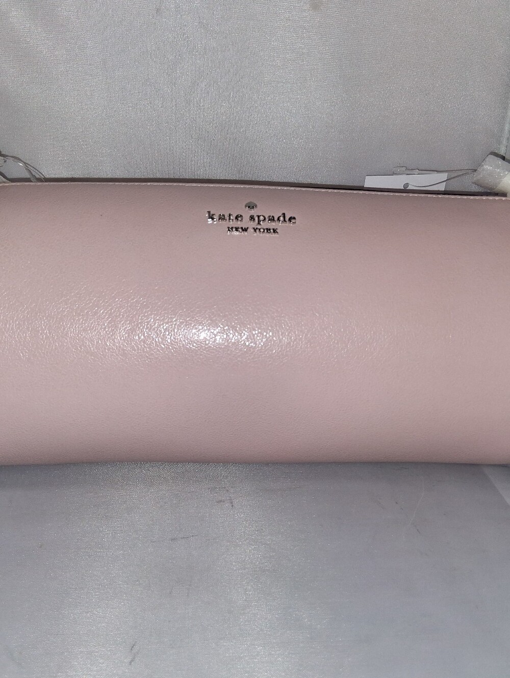Kate Spade tutu pink glazed leather purse